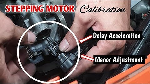 MXI IDLE ADJUSTMENT | STEPPING MOTOR (MENOR & ACCEL DELAY AFTER FI CLEANING)