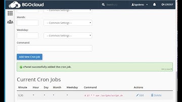 cPanel - Cron job – how to create one