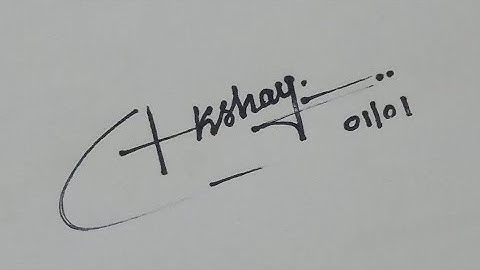 ALetter||Writingstyle||Calligraphy||Signaturestyle|| Stylishsignature||Akshay Name Signature❤️❤️