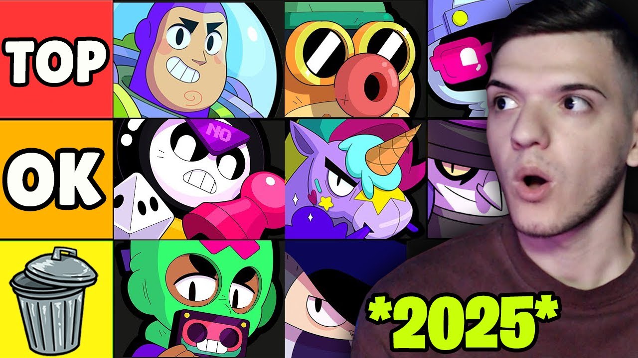 CEI MAI BUNI BRAWLERI DIN 2025 SI CE MERITA TIER MAXIM!