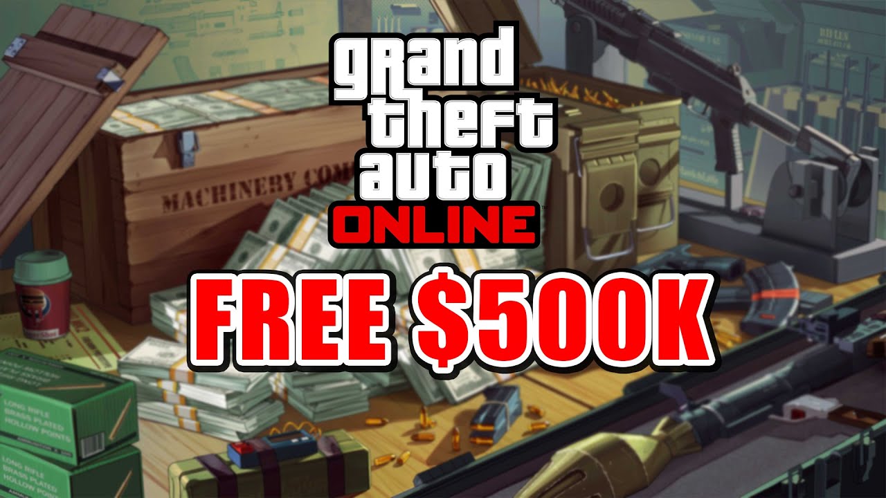 GTA 5 Online FREE MONEY 500 000 BONUS GIFT YouTube 