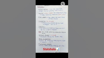 "GATE Statistics 2025 📘| Syllabus + Paper Pattern + Strategy in One Shots!" #gate2025 #statistics