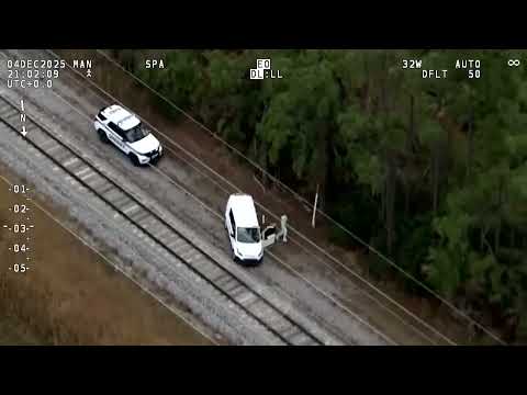 Bodycam: Deputies Chase Interpol Fugitive Who Fled From Traffic Stop and Stole Vehicle