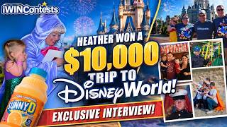 Iwin Interview With Heather  10k Disney Trip Winner