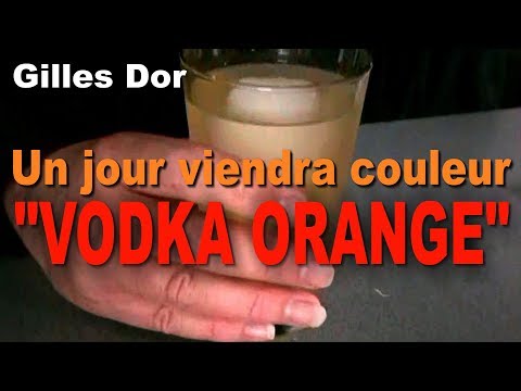 " Vodka orange " (Un jour viendra couleur) de Gilles Dor