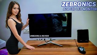 ZEBRONICS A24FHD LED Monitor, 24 inch Unboxing Video|#computer |#monitor |#zebronicszeb 