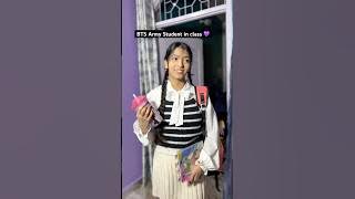 BTS Army Student in class 😊😄 #viralshort #comedy #btsaarmy #student #school