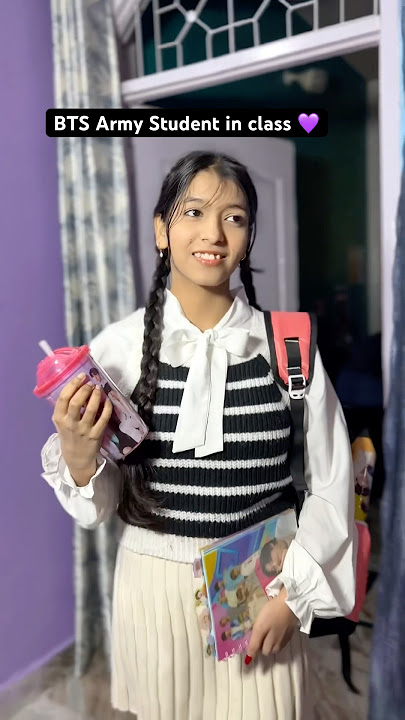 BTS Army Student in class 😊😄 #viralshort #comedy #btsaarmy #student #school
