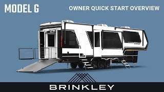 2024 Brinkley Model G Owner's Quick Start & Overview