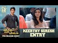 Keerthy Suresh Entry @ Sarkaru Vaari Paata Pre Release Event
