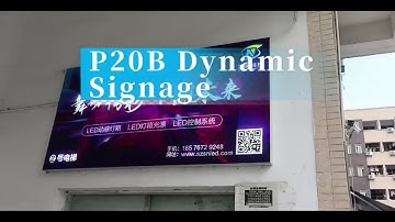 P20B Dynamic Light Box Advertising Sign