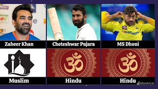 Religion Of Famous Cricketers | #rohitsharma | #viratkohli | #hardikpandya | News