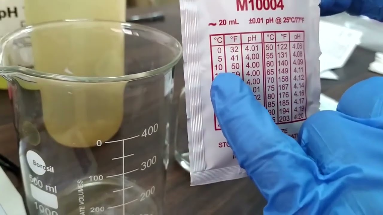 طريقة معايرة جهاز pH meter Milwaukee MW102