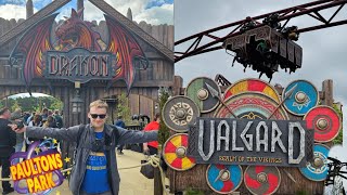 Valgard opening day at Paultons park vlog
