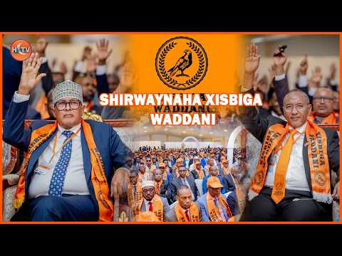 Shirka Golaha Dhexe Ee 5aad Ee Xisbiga Waddani ayaa Maanta Ka Qabsoomay Magaalada Hargeisa.