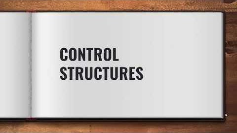 ADVANCED SQL - CONTROL STRUCTURES - SESSION 4