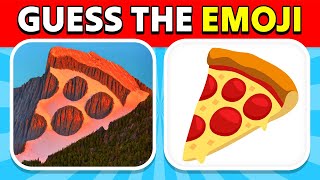 Guess the FOOD EMOJI by ILLUSION ✅🍔🍕 Easy, Medium, Hard, Impossible levels Quiz