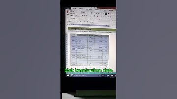 cara menghapus baris pada excel dengan cepat #exceltips #tutorial #excelindonesia #belajarexcel