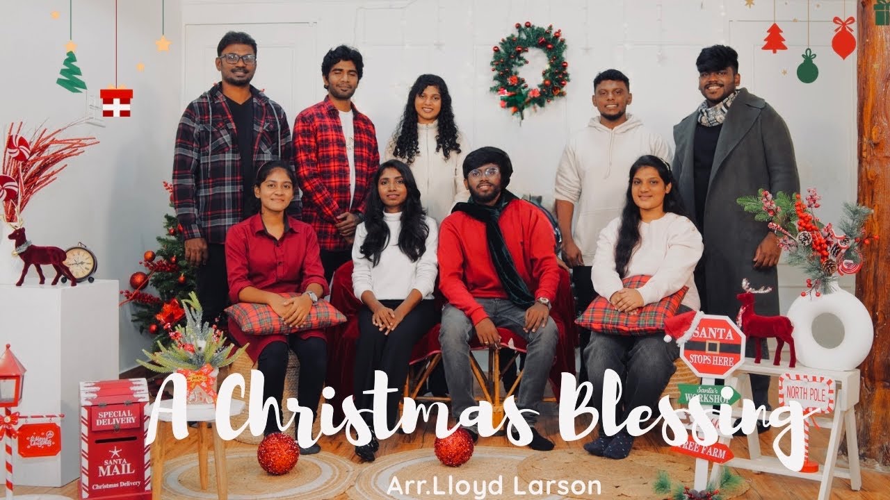 A CHRISTMAS BLESSING/SILENT NIGHT | LLOYD LARSON | COVER