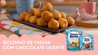 Receita De Bolinho De Chuva Com Chocolate Quente Cozinha Dona Benta