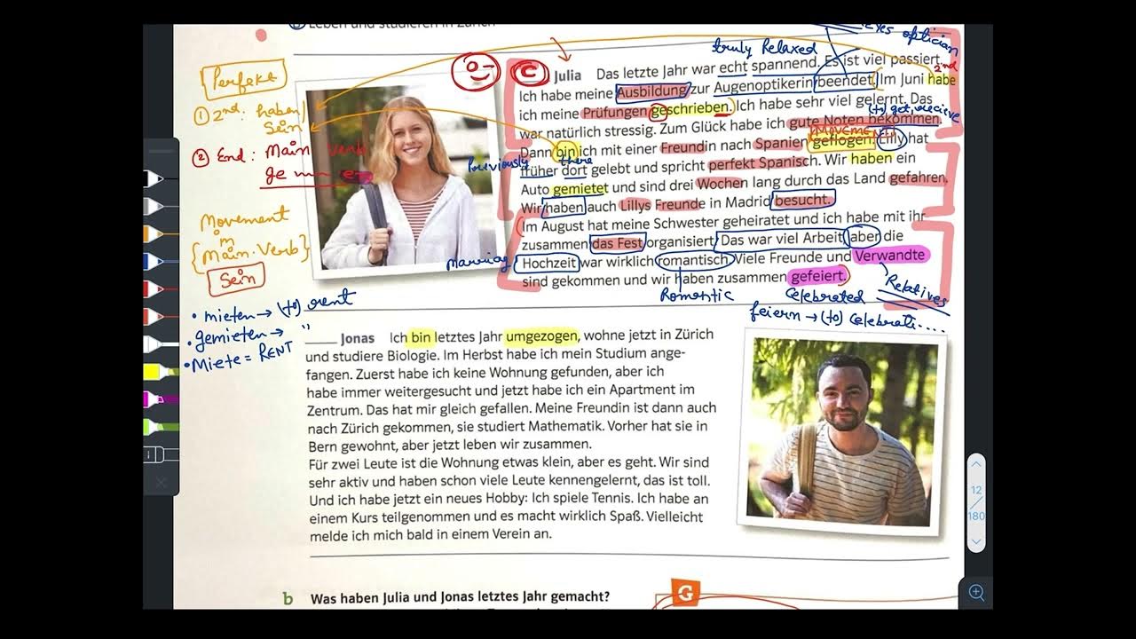  lecture 4 netzwerk a2 neu chapter 1 kursbuch german language a2