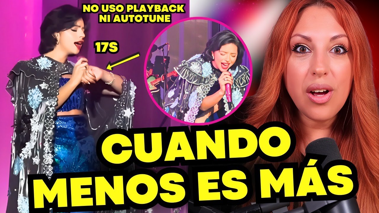 Ángela Aguilar: cantar no es gritar | Cuando hay demasiada crema en los tacos | Vocal Coach Analysis