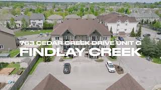 763 Cedar Creek Dr. unit G | Findlay Creek | Ottawa