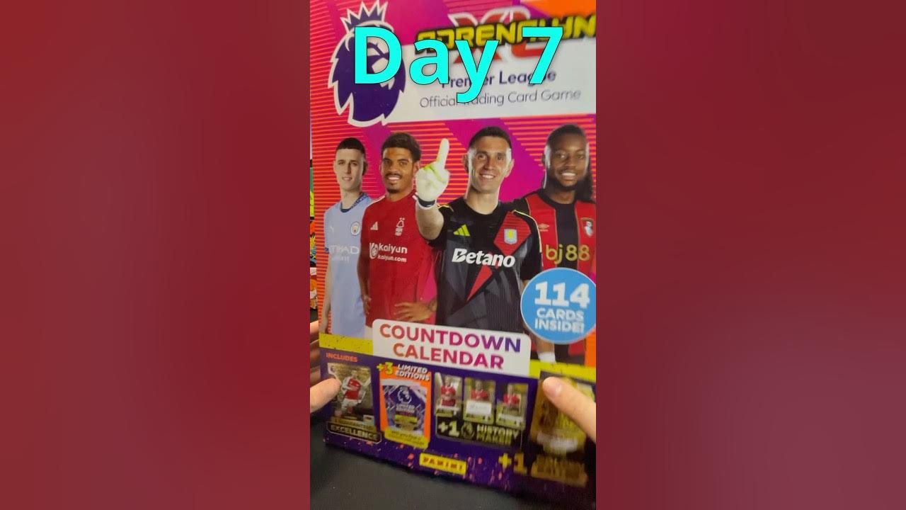 Opening a Panini Adrenalyn XL PL 2025 Countdown Calendar Day 7 ⚽ 