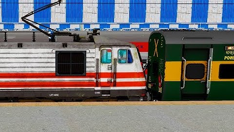 Bandra Terminus - Hazrat Nizamuddin Garib Rath Express II Bandra to Borivali II In Open Rails