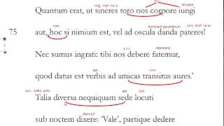 Ovidius, Pyramus en Thisbe vers 74-79