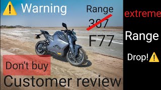 FASTEST ELECTRIC MOTORBIKE Exposed! Ultraviolette F77 Review and Test Ride!!!!