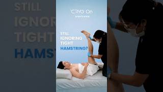 Stretch your HAMSTRING! #cryoon #cryotherapy #longevity #musclerecovery