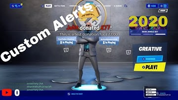 Add custom Stream alerts to Streamlabs OBS 2020!