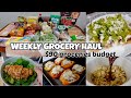 GROCERY HAUL ON A BUDGET | $90 | Weekly Meal Planning + Meal ideas for the week!