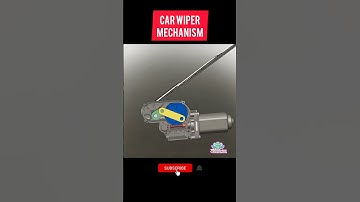 Car wiper mechanism #automobile #mechanicwork #carwipperwork #solidwork #engeneringwork #caddesigns