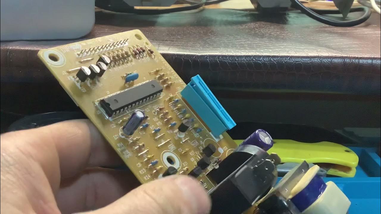 Ремонт платы управления микроволновой печи ! Курс по ремонту ...