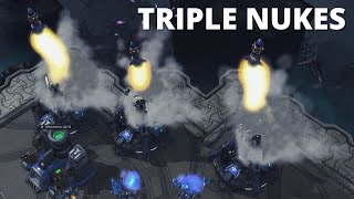 Use This Triple Nuke Strategy To DESTROY Zergs - Ghosts to Grandmaster