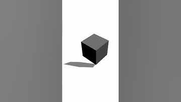 Three.js Rotating Cube With shadow #threejs #animation