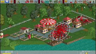 Roller Coaster Tycoon Deluxe (PC Game) Long Play / Gameplay Video - No Commentary - Leafy Lake