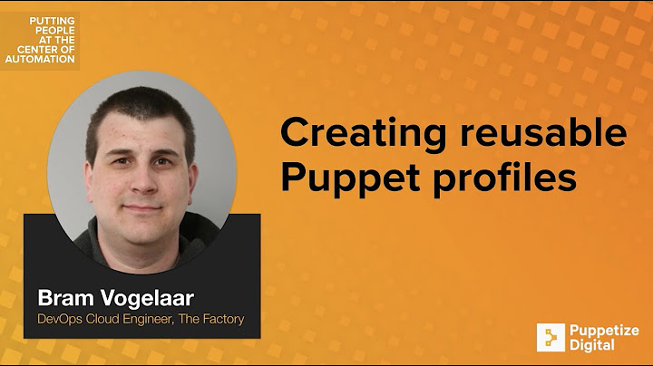Creating reusable puppet profiles