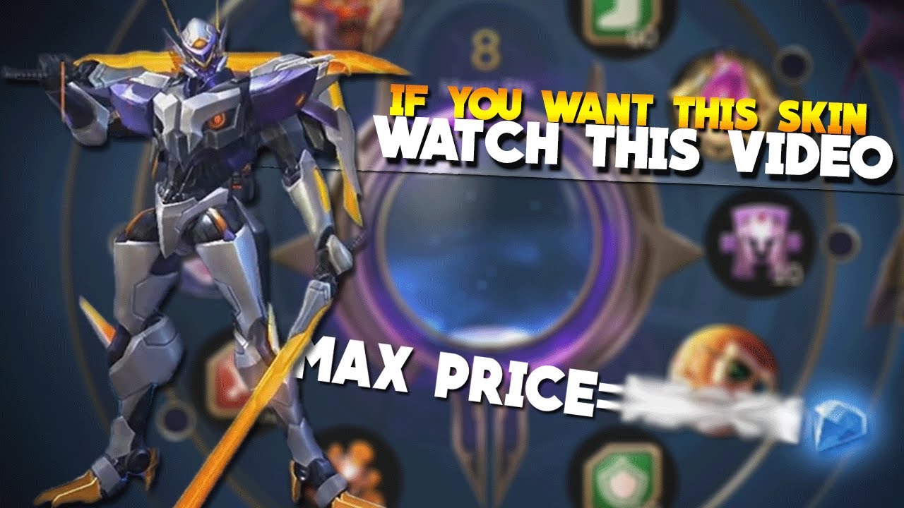 The Max Cost For The New Saber Skin Codename Storm Mobile Legends Magic Wheel Youtube