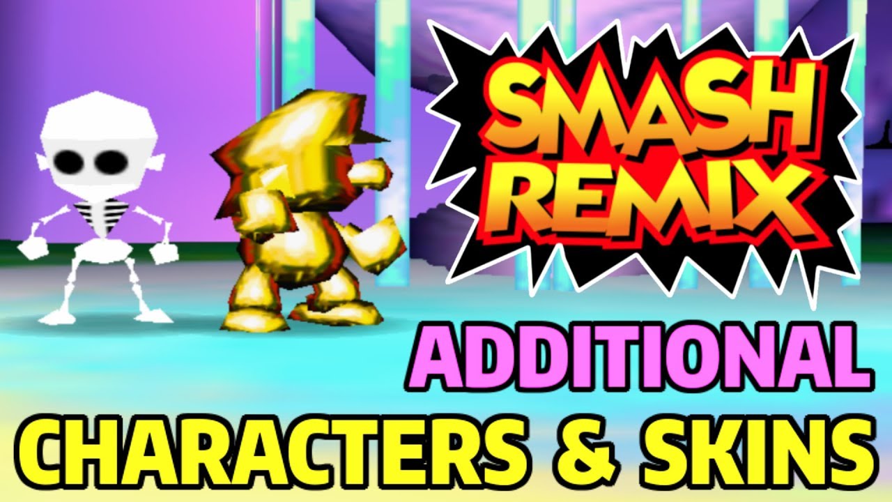 Additional Characters & Skins in Smash Remix! (Smash Bros. 64 Mod