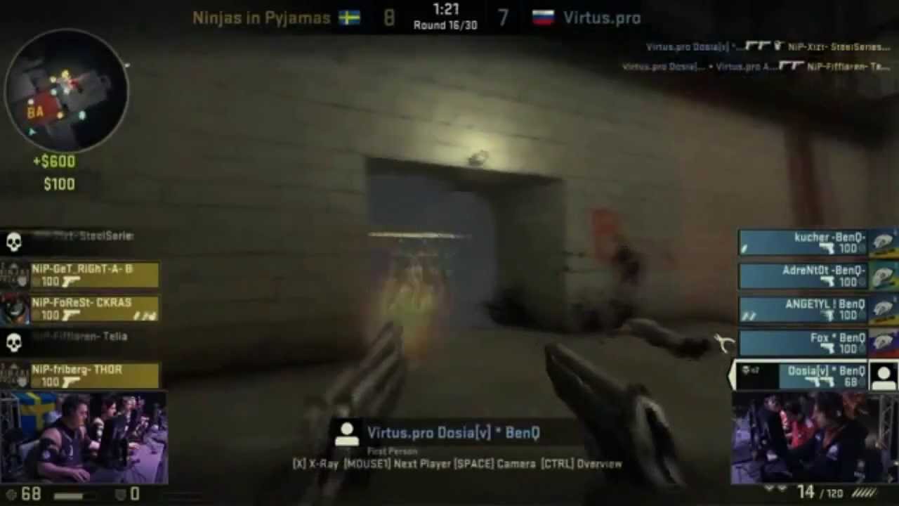 Starladder StarSeries V  Dosia vs NiP  4 Kills with Dual Berettas]