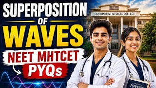 Superposition of Waves - Physics Class 11 12 JEE  MHTCET NEET NDA CET CUET Questions and Answers