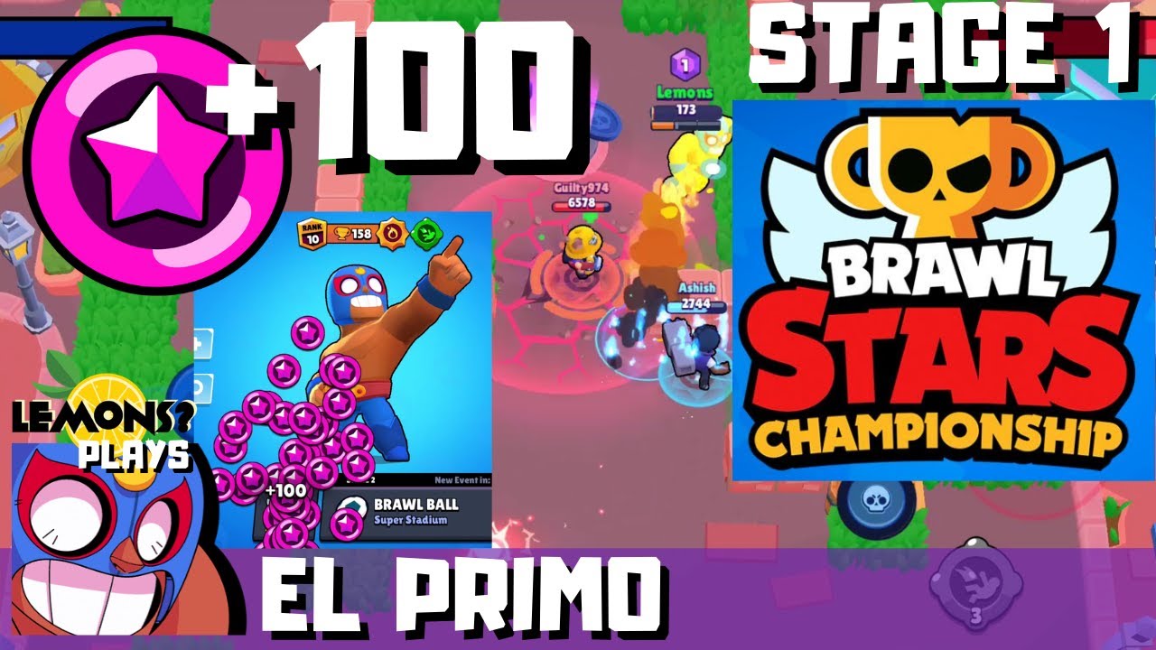 How to get 100 Star Points fast - El Primo Stage 1 of Brawl Stars
