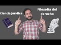 QUÉ es la Ciencia jurídica y la filosofía del derecho | DIFERENCIAS CON EJEMPLOS |Estudiar Derecho 😁