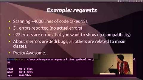 Dave Halter - Identifying Bugs Before Runtime With Jedi