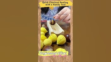 Quick Chestnut Peeling with a Handy Tool  #EngineeredEffort