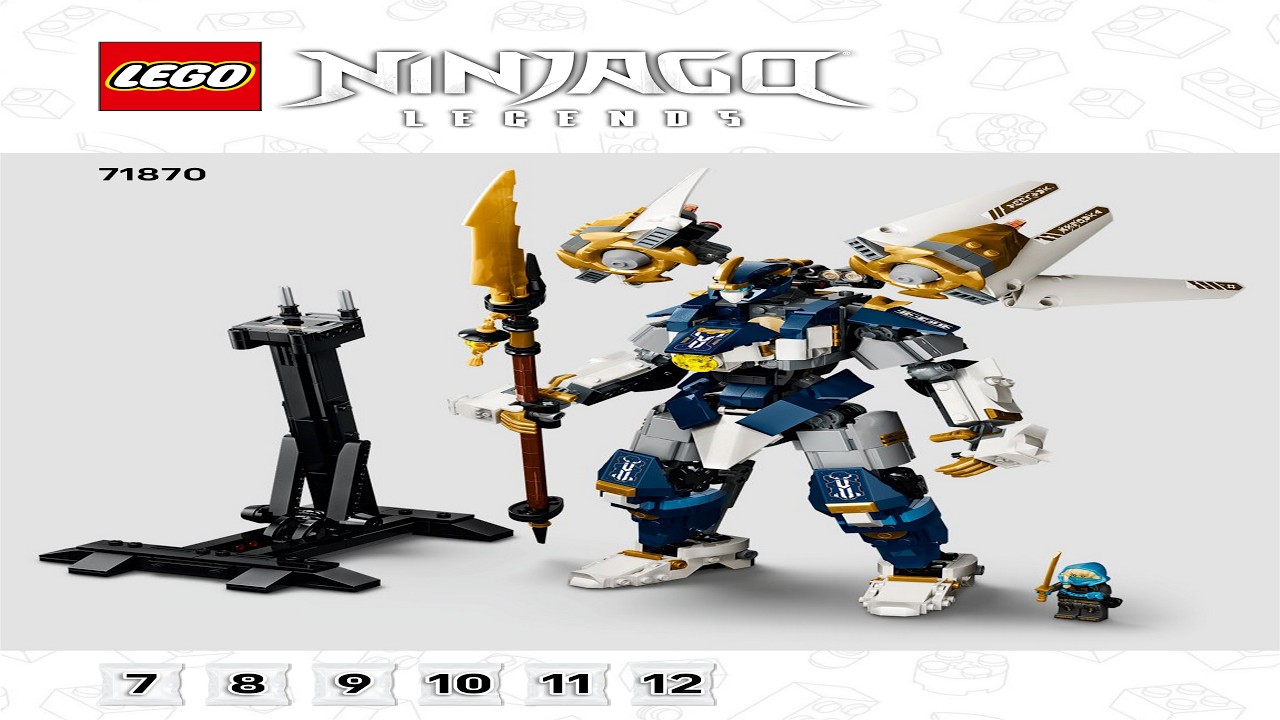 🍀 LEGO instructions 🍀 Ninjago 🍀 71870 🍀 The Twin Titan Mechs