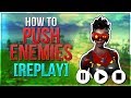 HOW TO WIN | Pushing Enemies Guide and Tips | REPLAY Mode (Fortnite Battle Royale)